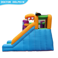 Load image into Gallery viewer, 420D and 840D Oxford Fabric Dog Inflatable Bounce House Jumping Castle with Slide and 450W Air Blower