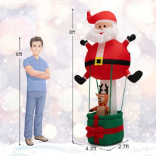 Load image into Gallery viewer, Happy Christmas Holiday Yard Decorations Inflatable W/ LED Lights