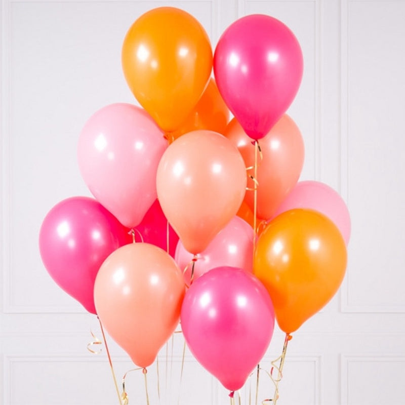 14PCS/set Party Balloons Rose Gold Helium Ballons Boy Girl Baby Shower Party Supplies