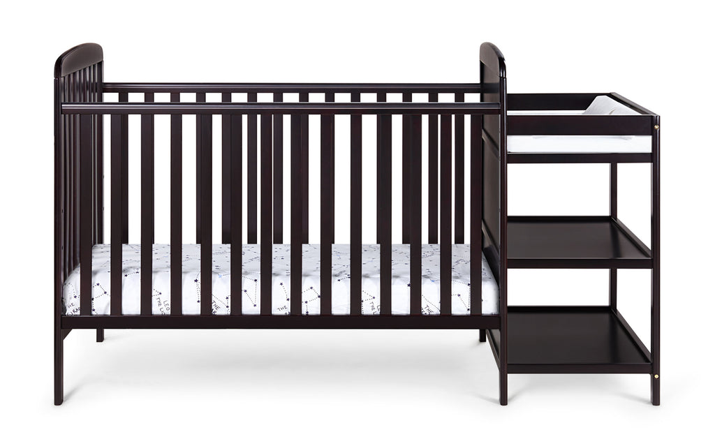 Ramsey 3-in-1 Convertible Crib and Changer Combo Espresso