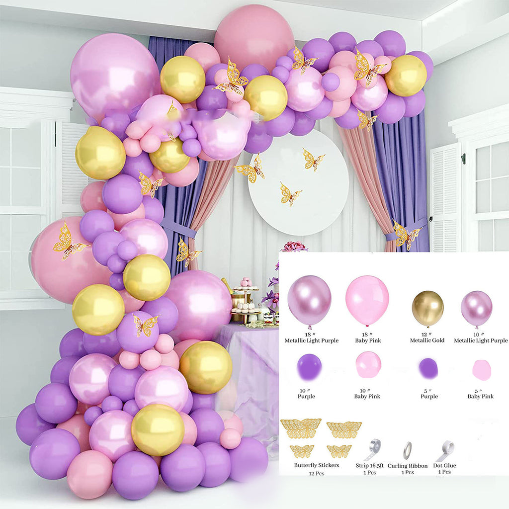 Butterfly Party Balloons Set Balloon Garland Arch Kit