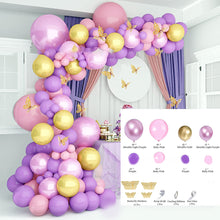 Load image into Gallery viewer, Butterfly Party Balloons Set Balloon Garland Arch Kit