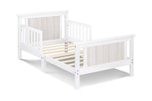 Load image into Gallery viewer, Connelly Reversible Panel Toddler Bed White/Rockport Gray