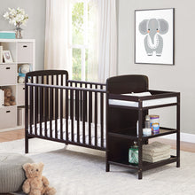 Load image into Gallery viewer, Ramsey 3-in-1 Convertible Crib and Changer Combo Espresso