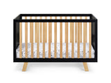 Livia 3-in-1 Convertible Island Crib Black/Natural