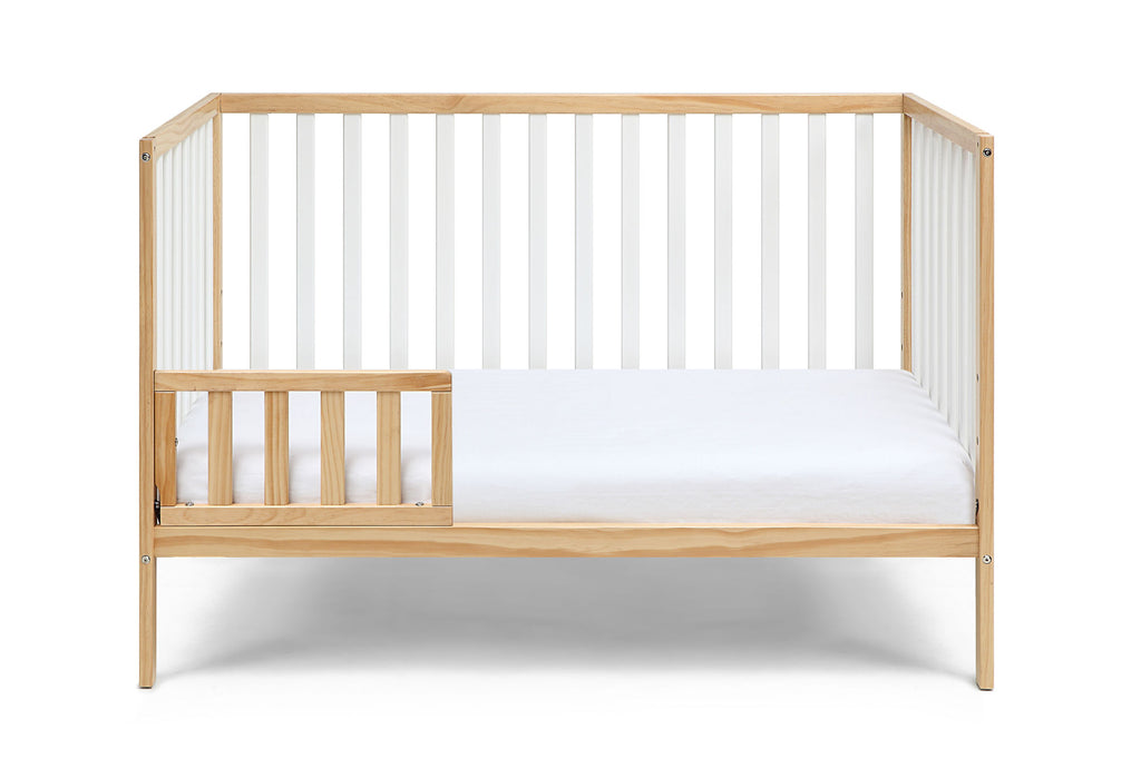 Deux Remi 3-in-1 Convertible Island Crib Natural/White