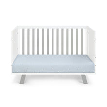 Load image into Gallery viewer, Livia 3-in-1 Convertible Island Crib White/Gray