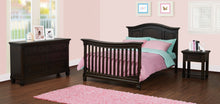 Load image into Gallery viewer, Glendale 4-in-1 Convertible Crib Charcoal Brown