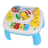 Toddler Musical Learning Table Educational Baby Toys Musical Activity Table Learning Center for 6+ Months Boys Girls Gift