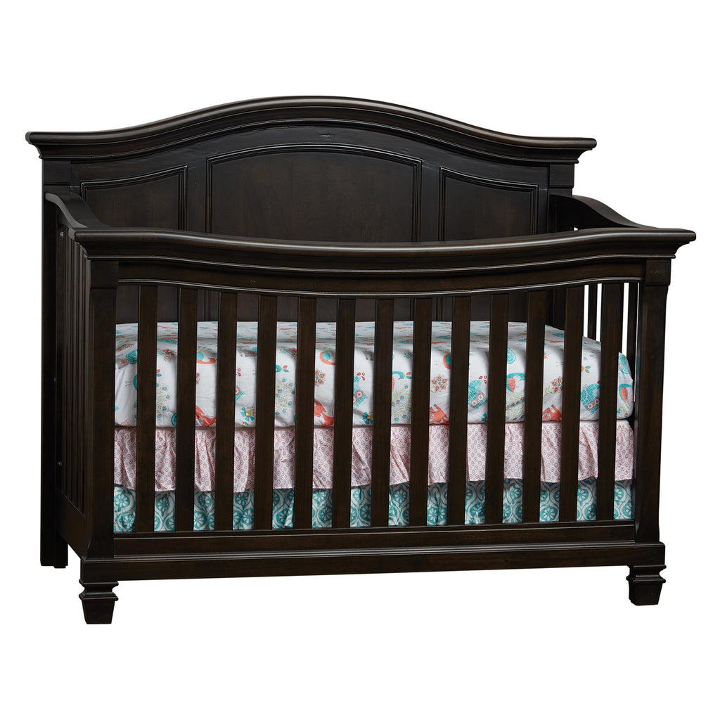 Glendale 4-in-1 Convertible Crib Charcoal Brown