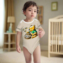 Load image into Gallery viewer, Baby Bear Onesie® Cotton Short Sleeve Pooh Bodysuit Newborn To 2T, Desert Calm