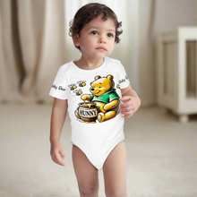 Load image into Gallery viewer, Baby Onesie® Short Sleeve Pooh Baby Bear Bodysuit Newborn To 2T, White