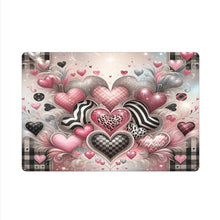 Load image into Gallery viewer, Hearts 5 Thin rectangular floor mat