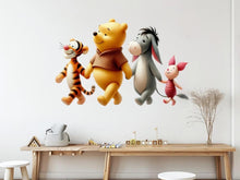 Load image into Gallery viewer, Vinyl Wall Stickers Pooh Bear and Friends Wall Decal Baby Room Wall Decor Pooh and Friends Wall Decal Kids Wall Stickers Nursery Wall Decor