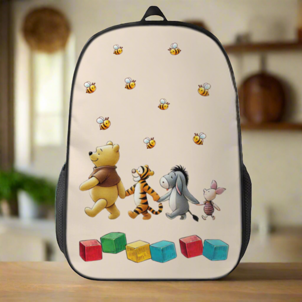 Pooh and Friends Backpack School Bags Set of 3