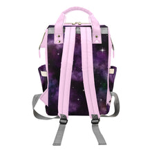 Load image into Gallery viewer, Cutest African American Baby Girl Fairy Princess Custom Diaper Bag - Cosmic Waterproof Backpack