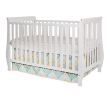 Load image into Gallery viewer, AFG Baby Naomi 4-in-1 Convertible Crib in Classic White Made of Solid Pine