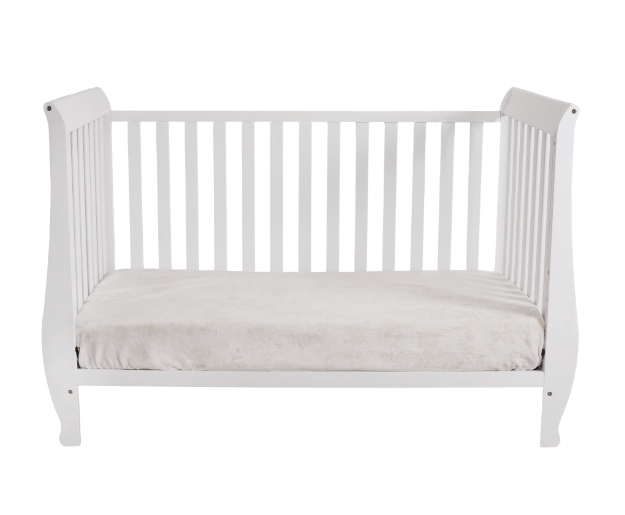 AFG Baby Naomi 4-in-1 Convertible Crib in Classic White Made of Solid Pine