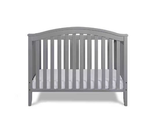 AFG Kali II 4-in-1 Convertible Crib with Toddler Guardrail in Gray