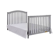 Load image into Gallery viewer, AFG Kali II 4-in-1 Convertible Crib with Toddler Guardrail in Gray