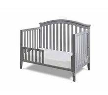 Load image into Gallery viewer, AFG Kali II 4-in-1 Convertible Crib with Toddler Guardrail in Gray