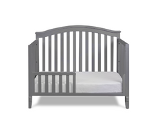 Load image into Gallery viewer, AFG Kali II 4-in-1 Convertible Crib with Toddler Guardrail in Gray