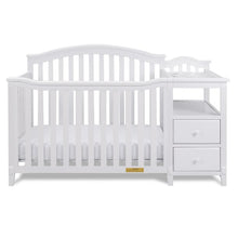 Load image into Gallery viewer, Athena AFG Baby Furniture Kali 4-in-1 Crib with Changer and Storage in White