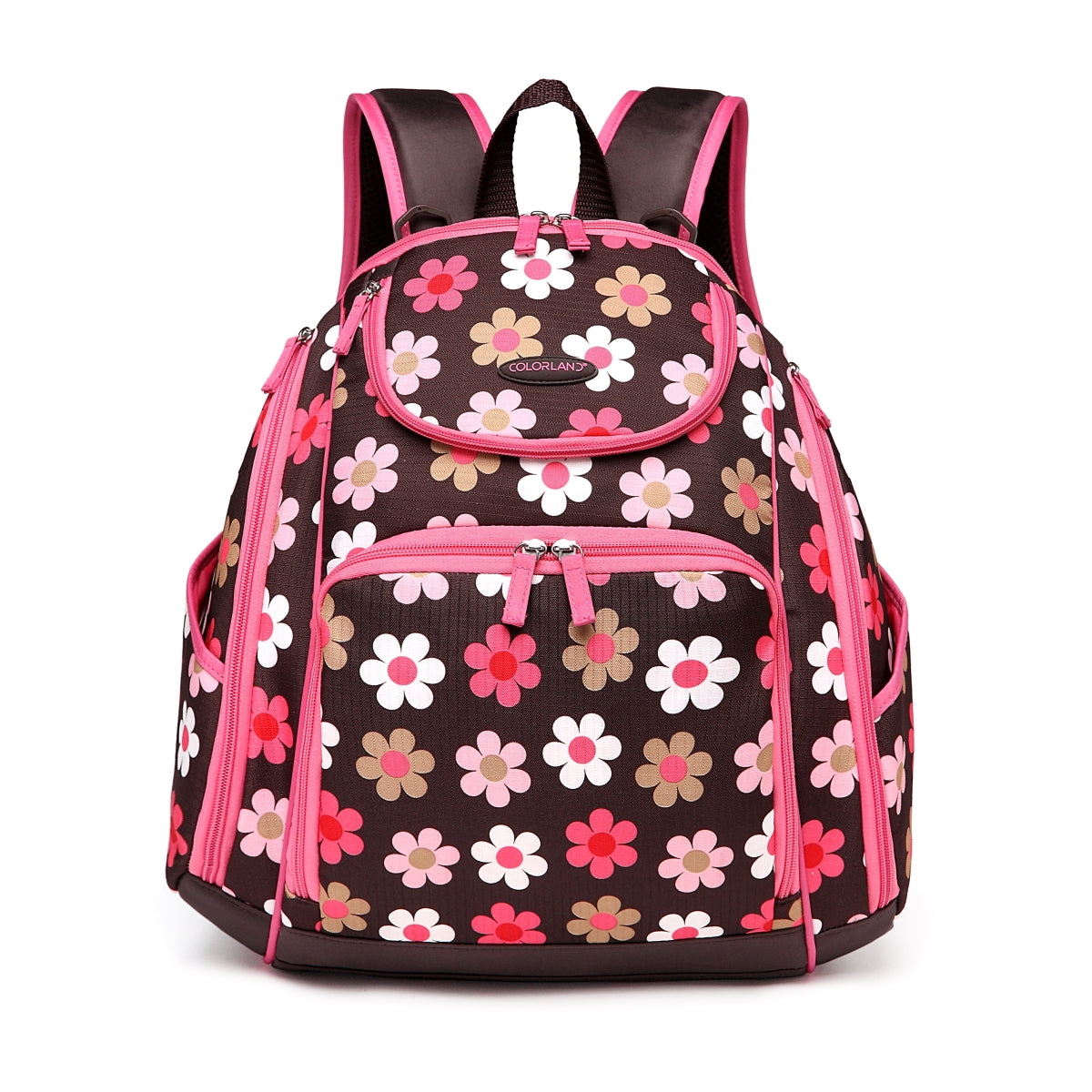 MKF Collection Amazing Mom Colorland Leslie Multi-Pocket Baby Diaper Backpack