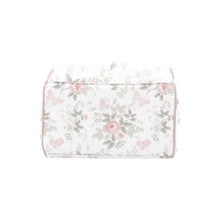 Load image into Gallery viewer, Designer Diaper Bag - Boho Dusty Rose Floral Diaper Bag Backpack - Waterproof Backpack