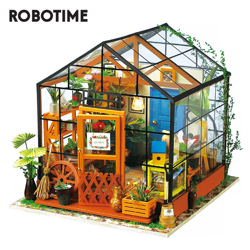 Robotime DIY Dollhouse Cathy's Flower House