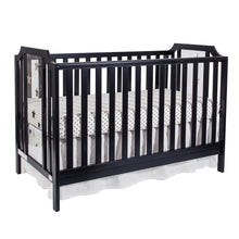 Load image into Gallery viewer, Celeste 3-in-1 Convertible Island Crib Black