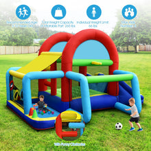 Load image into Gallery viewer, Inflatable Jumping Castle Bounce House with Dual Slides without Blower