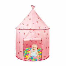 Load image into Gallery viewer, Cmgb Princess Castle Play Tent, Kids Foldable Games Tent House Toy for Indoor &amp; Outdoor Use-Pink