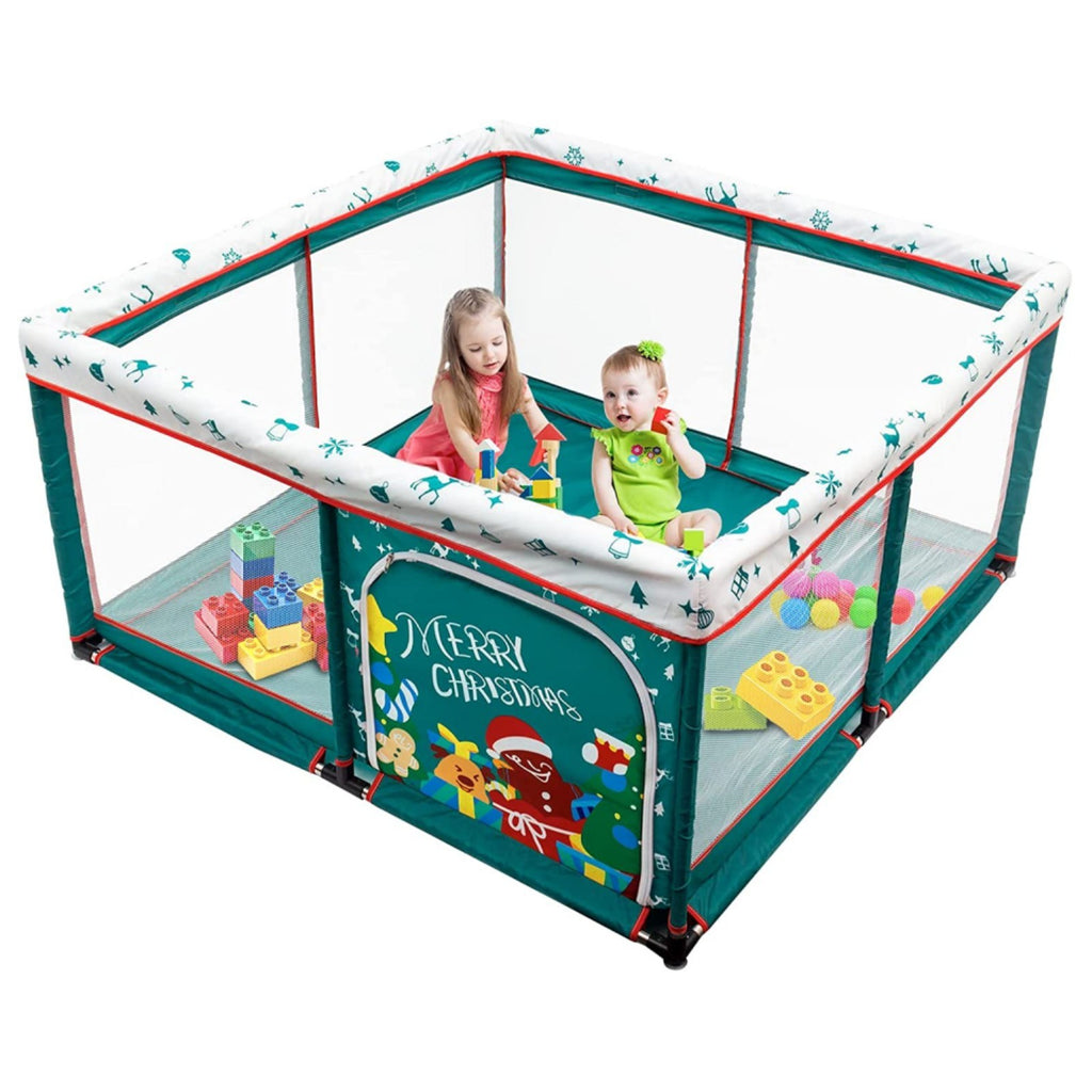 Baby Game Fence Baby Playpen Play Yard Safety Activity Center With Anti-slip Base