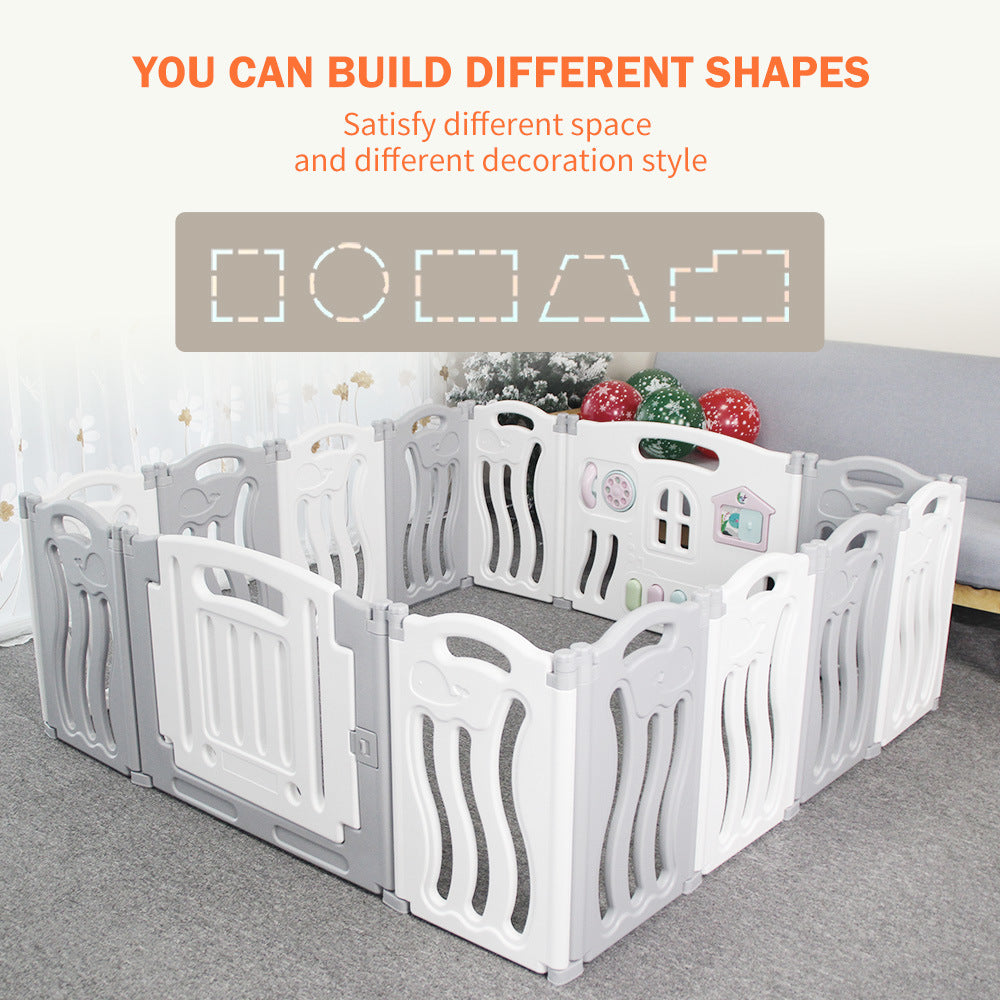 Stackable and Foldable Indoor and Outdoor Play Pen For Kids and Babies