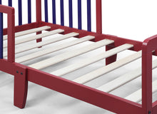 Load image into Gallery viewer, Twain Toddler Bed Red/Blue