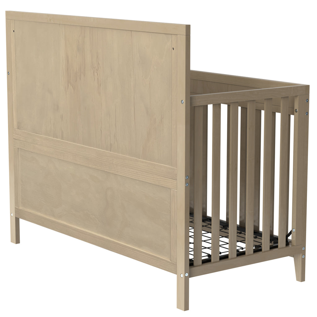 Certified Baby Safe Crib, Pine Solid Wood, Non-Toxic Finish, Hazel Wood