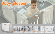 Load image into Gallery viewer, Stackable and Foldable Indoor and Outdoor Play Pen For Kids and Babies