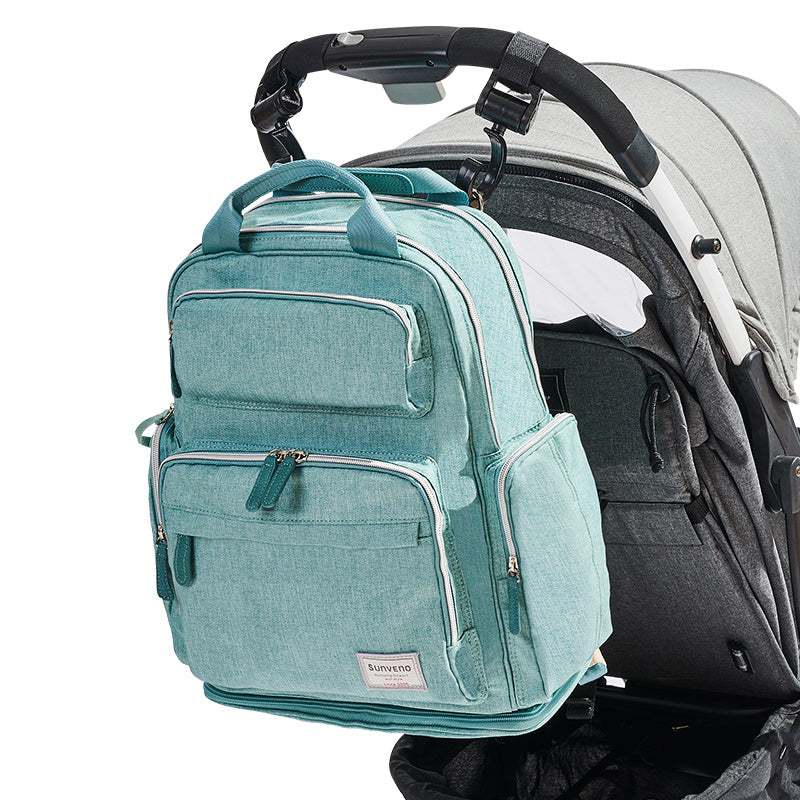Sunveno Stylish Upgrade Open-wide Diaper Bag Backpack 
