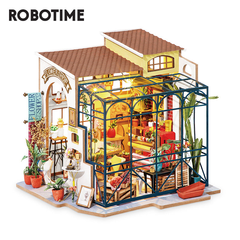 Robotime DIY Dollhouse Miniature Toys For Children Girls DG145