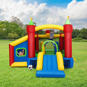 Inflatable Bounce House Kids Slide Jumping Castle without Blower