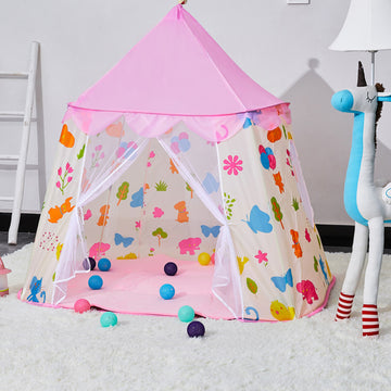Children's Princess Castle Tent - Pink Playhouse