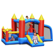 Load image into Gallery viewer, Inflatable Bounce Castle and Soccer Goal Ball Pit Bounce House Without Blower