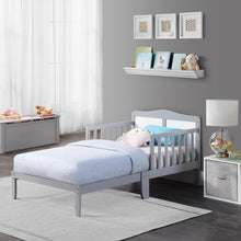 Load image into Gallery viewer, Birdie Toddler Bed Light Gray/White