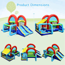 Load image into Gallery viewer, Inflatable Jumping Castle Bounce House with Dual Slides without Blower