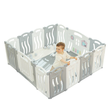 Stackable and Foldable Indoor and Outdoor Play Pen For Kids and Babies