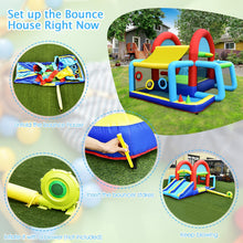 Load image into Gallery viewer, Inflatable Jumping Castle Bounce House with Dual Slides without Blower