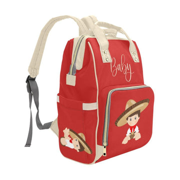 Designer Diaper Bags - Backpack Baby Bag Precious Latino Baby Boy Multi-Function Backpack