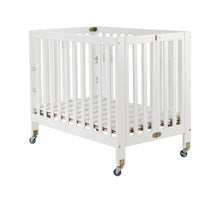 Load image into Gallery viewer, Roxy Three Portable Crib - Playpen - Changing Station All In One - Includes Crib Mattress; White